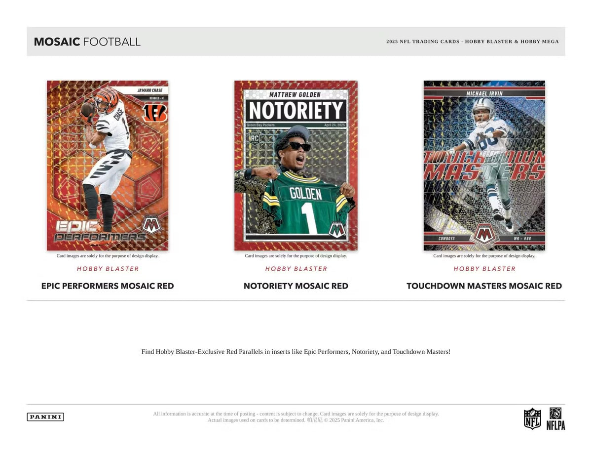 2025 Mosaic Football Trading Card Box X55213