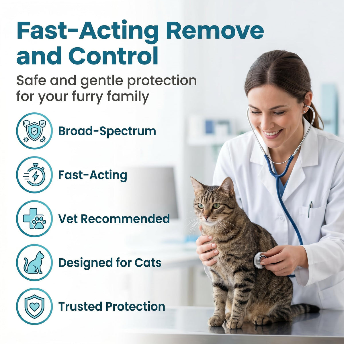 Broad Spectrum Dewormer for Cat & Kitten A4989