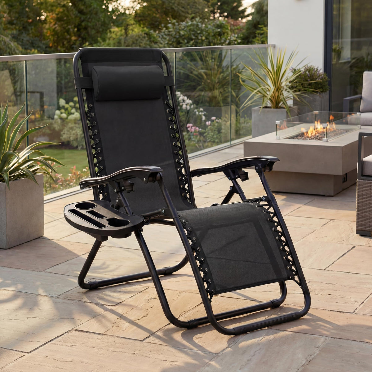 Zero Gravity Chair Recliner Black L8427
