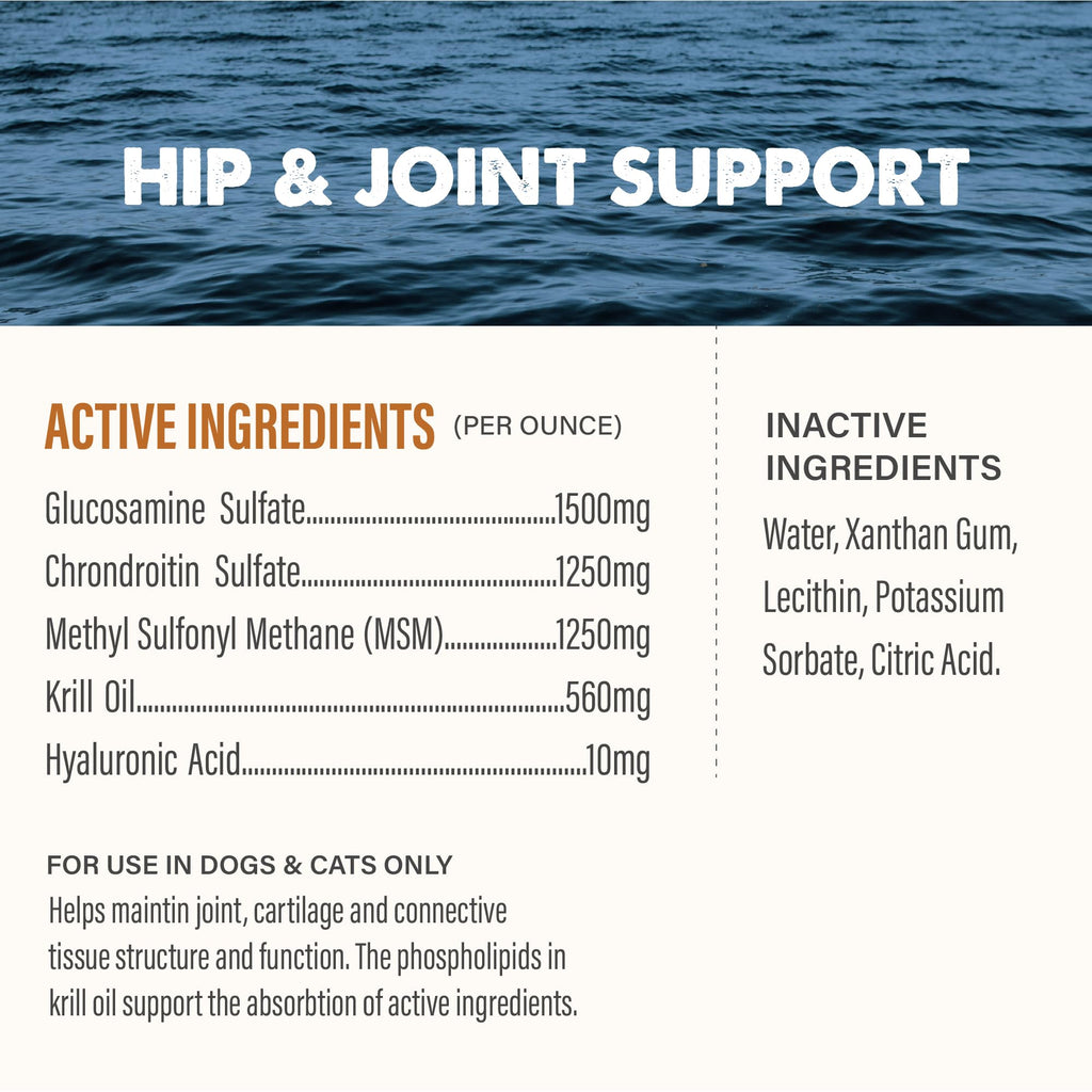 Joint Health Supplement for Dogs and Cats, 32 Ounce C42072