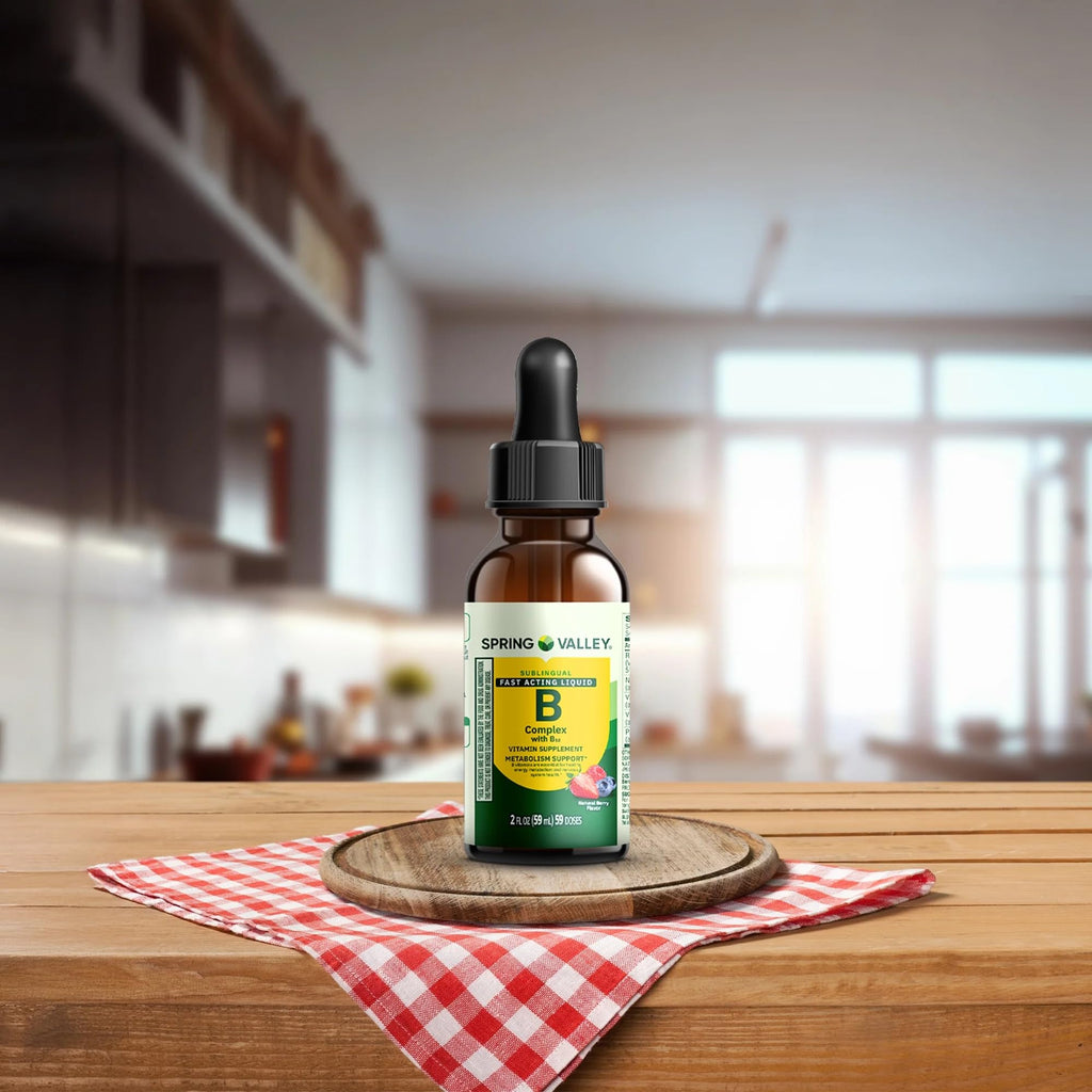 Liquid B-Complex with B12 Sublingual Berry Flavor 2 fl oz C371419