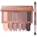 6-Color Matte and Shimmer Eyeshadow Palette with Brush B607
