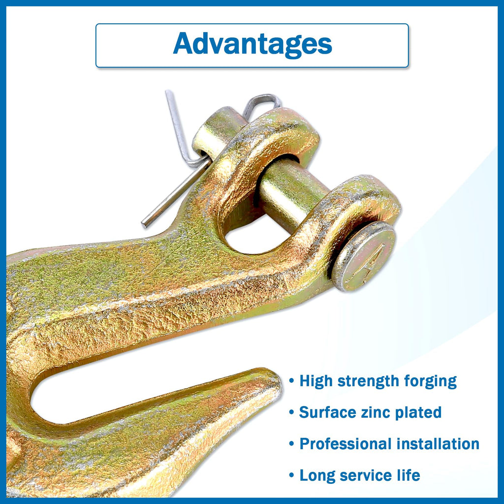 3/8 Inch Grade 70 Clevis Grab Hooks J47482