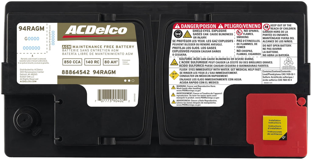 AGM BCI Group 94R Battery C977265