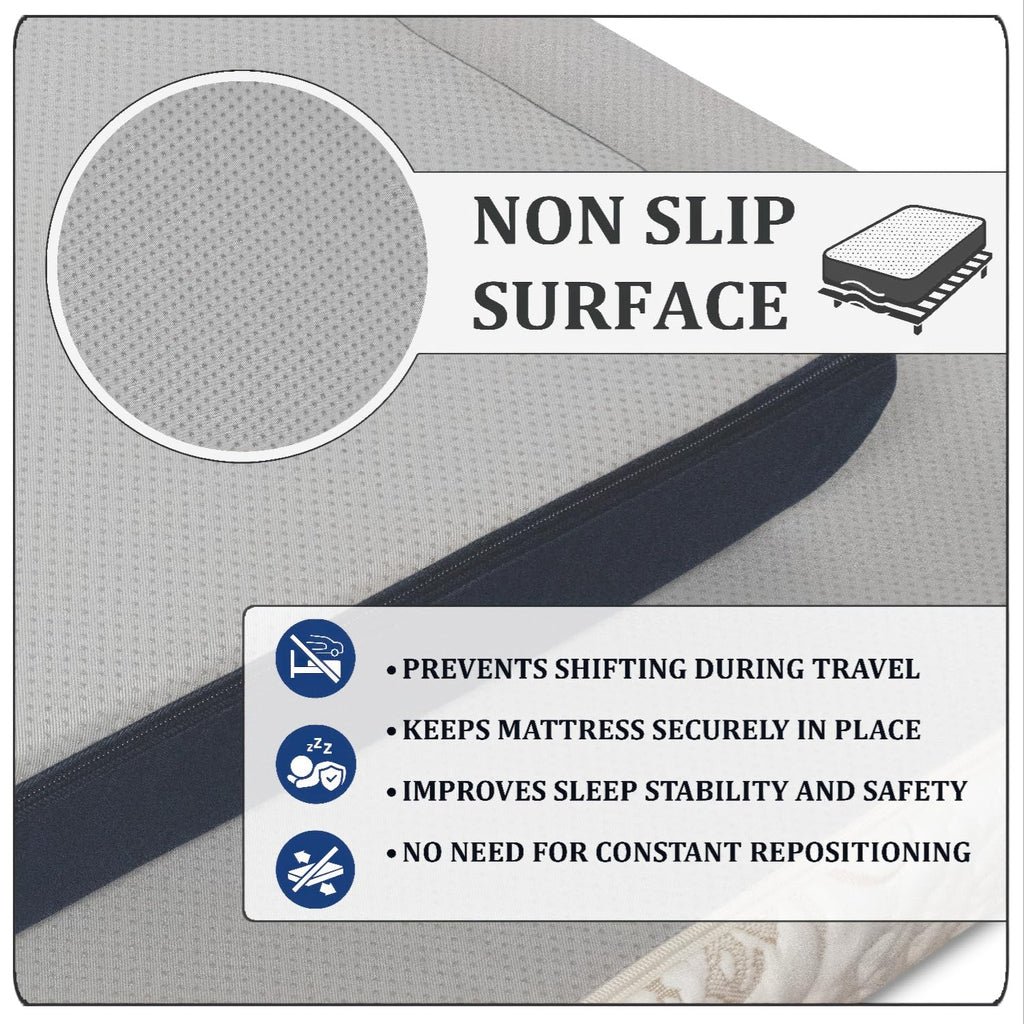 2" x 36" x 72" Gel Memory Foam Mattress Topper J331013