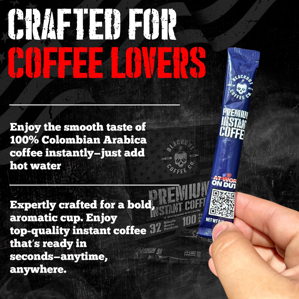Colombian Arabica Instant Coffee Medium Roast 32 Count G33826