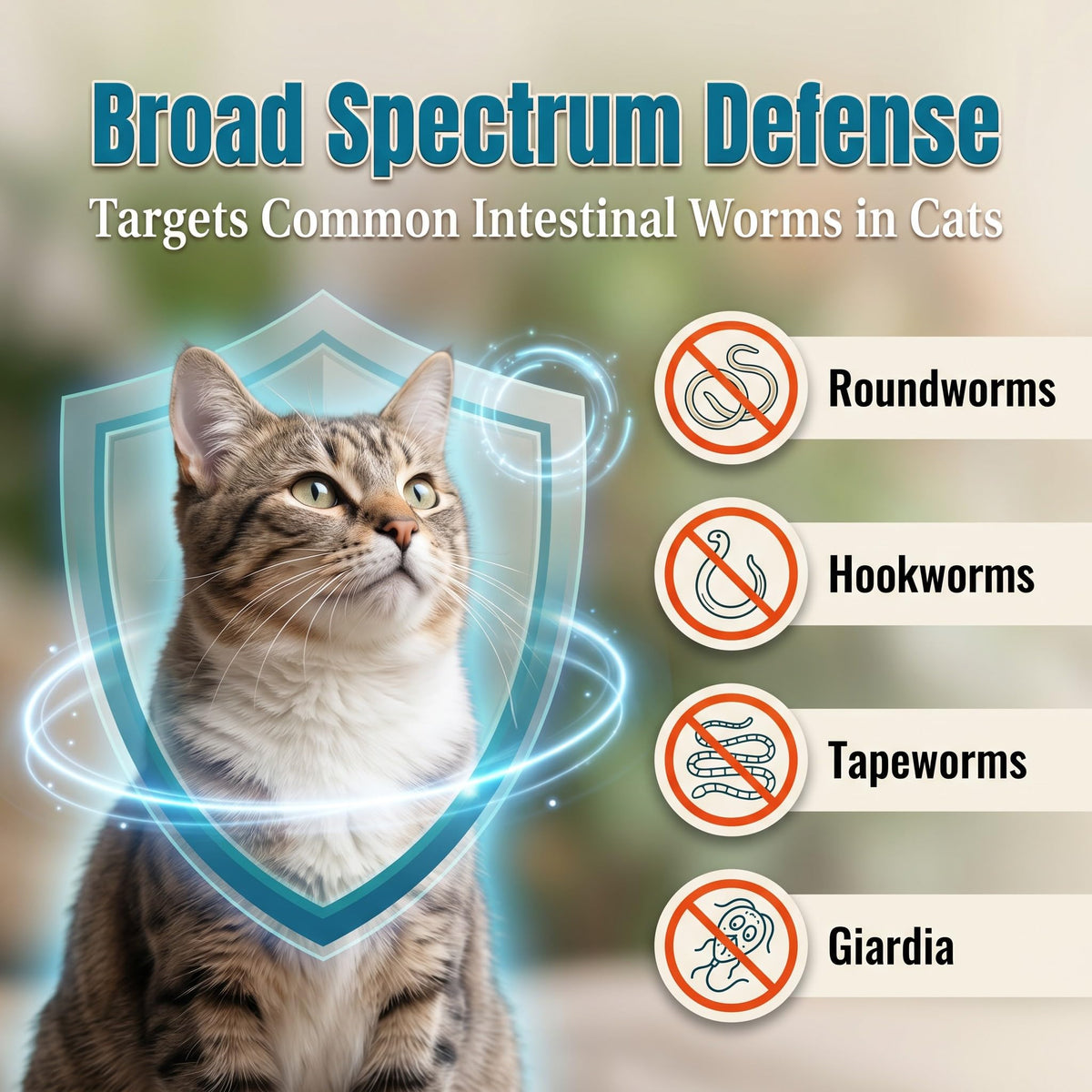 Broad Spectrum Dewormer for Cat & Kitten A4989