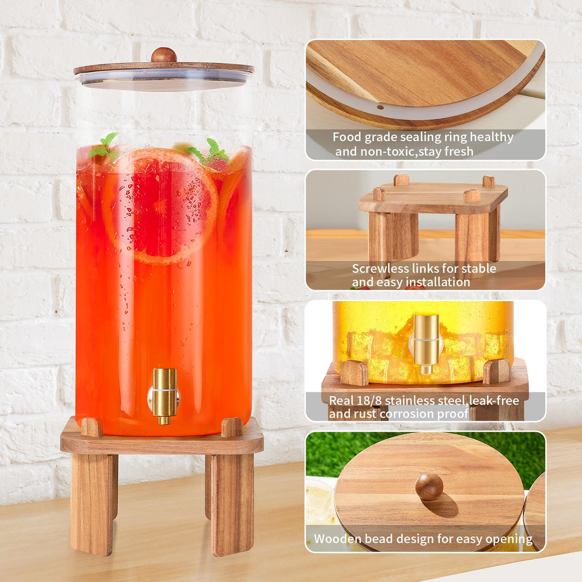3 Gallon Drink Dispenser with Stand C685