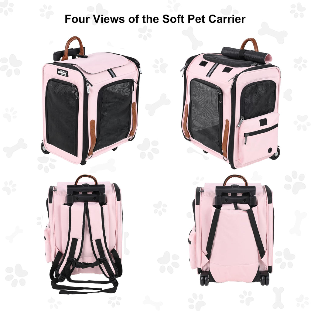 Rolling Dog & Cat Carrier T9716