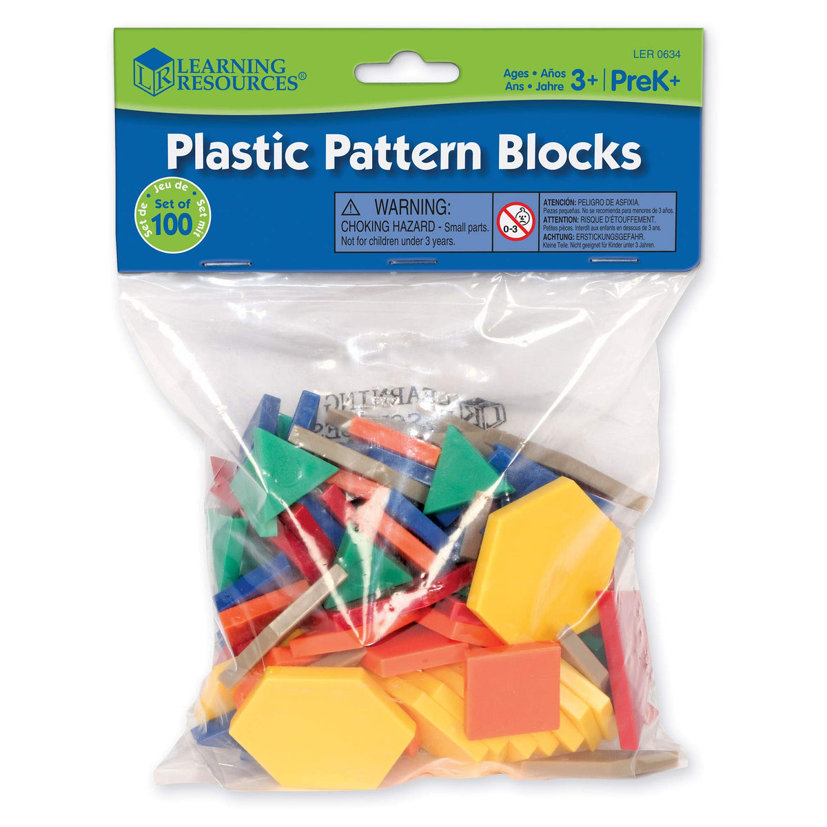 Plastic Pattern Blocks .5cm N333726
