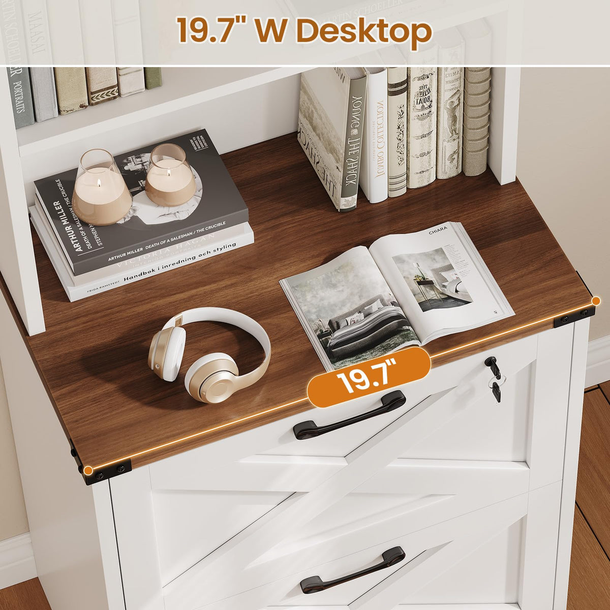 2 Drawer File Cabinet with Lock S87275