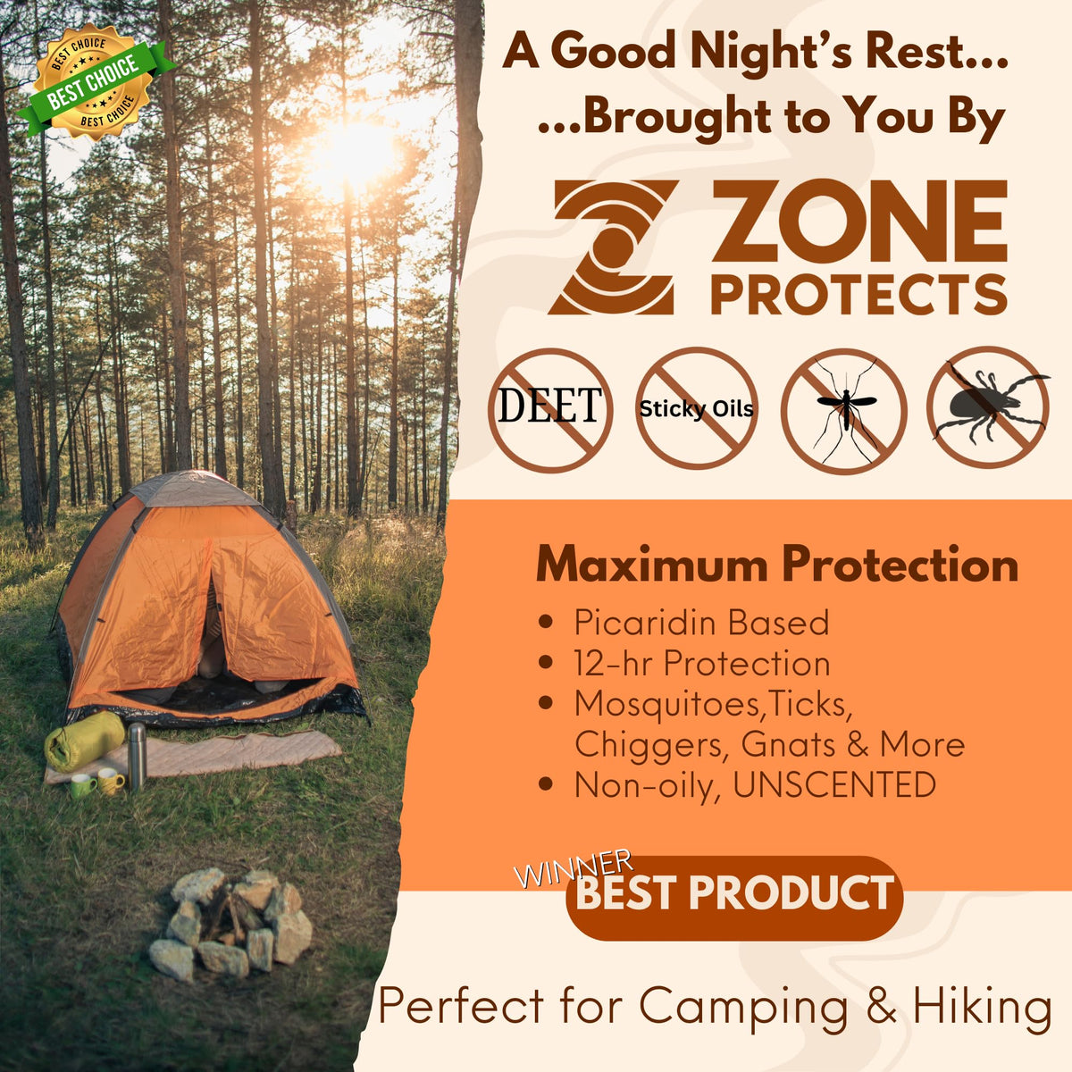 Picaridin Insect Repellent Spray 10oz Continuous Spray O7222