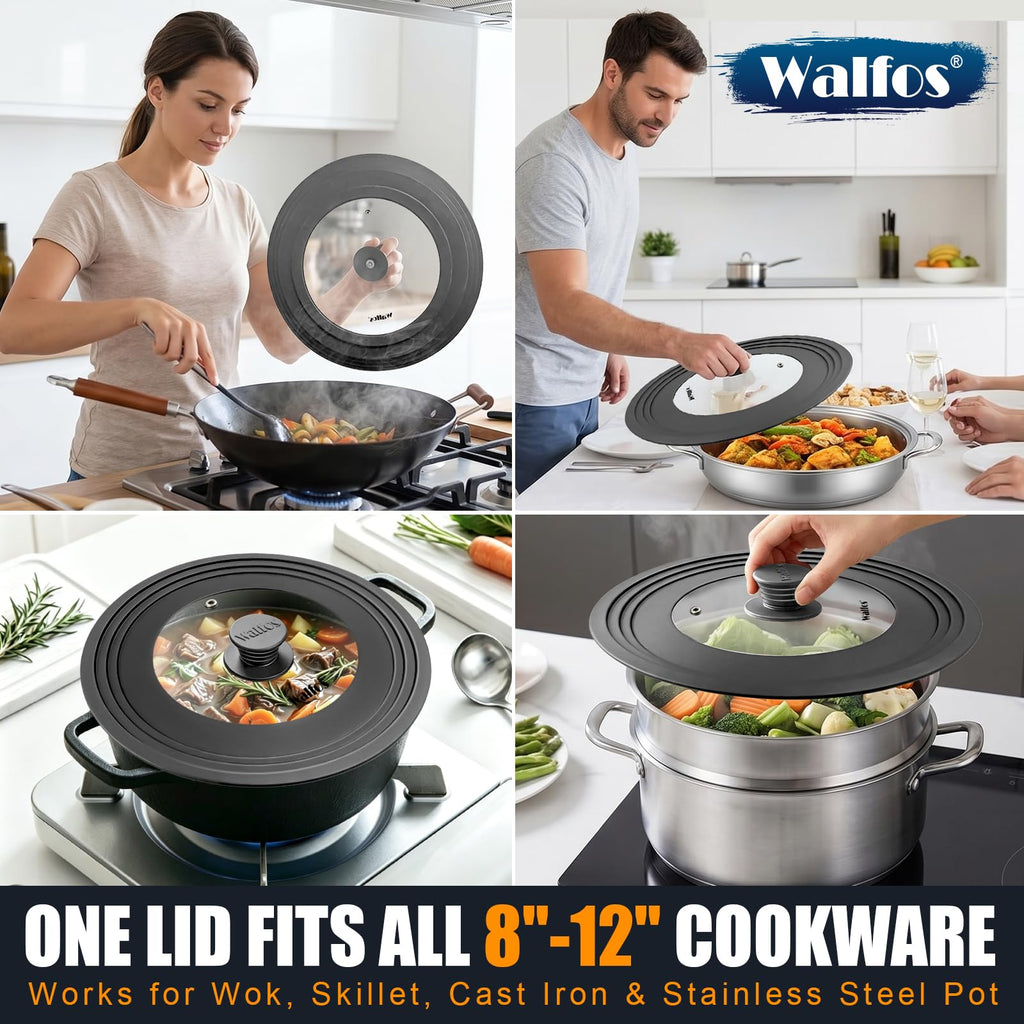 Tempered Glass Universal Lid for Pots, Pans and Skillets G587920