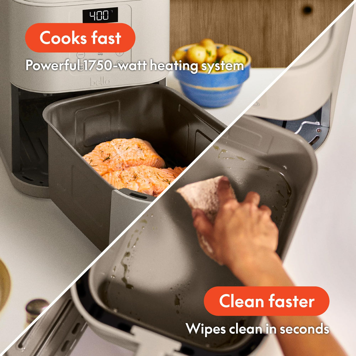 6qt Slim Air Fryer M98631