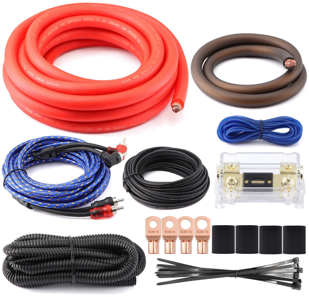 0 Gauge OFC Amp Wiring Kit W807943