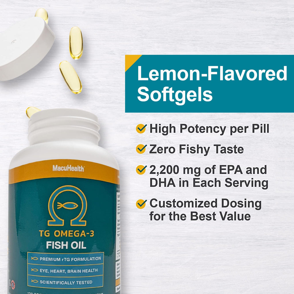 Omega 3 Fish Oil 1100mg DHA 1100mg EPA U405