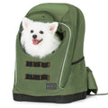 Green Pet Dog Carrier Backpack with Large Ventilations P215