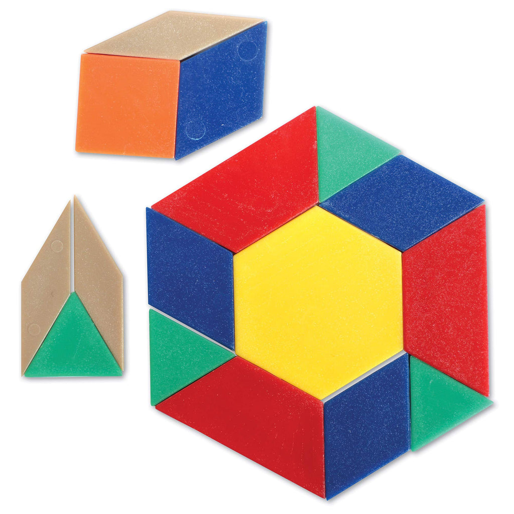 Plastic Pattern Blocks .5cm N333726