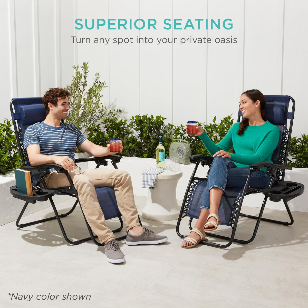Zero Gravity Chair Recliner Black L8427