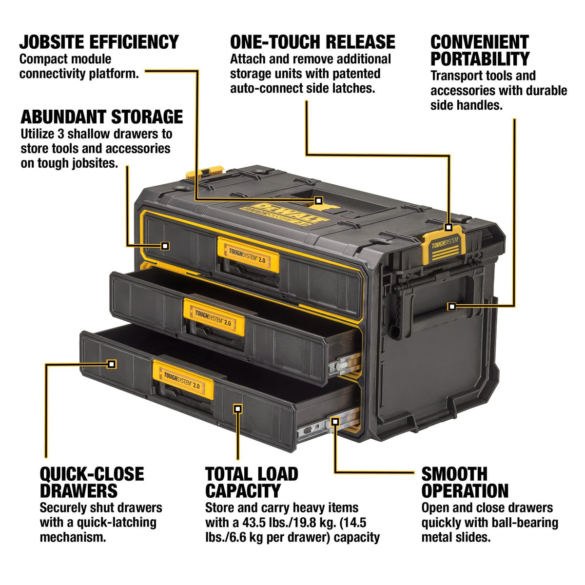3 Drawer Tool Organizer and Storage Unit W34543