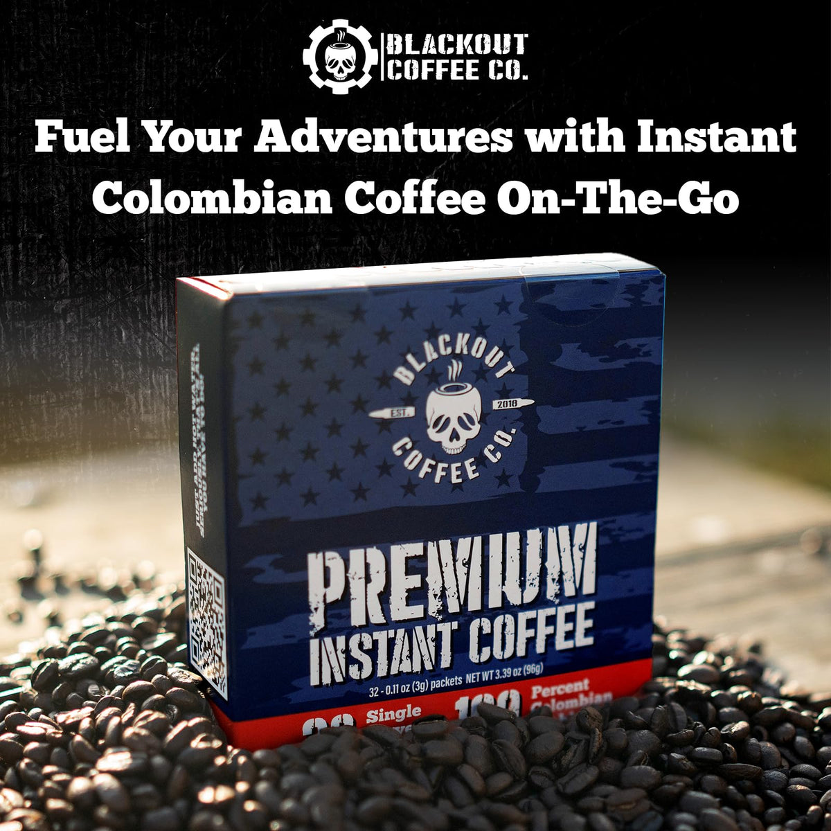 Colombian Arabica Instant Coffee Medium Roast 32 Count G33826