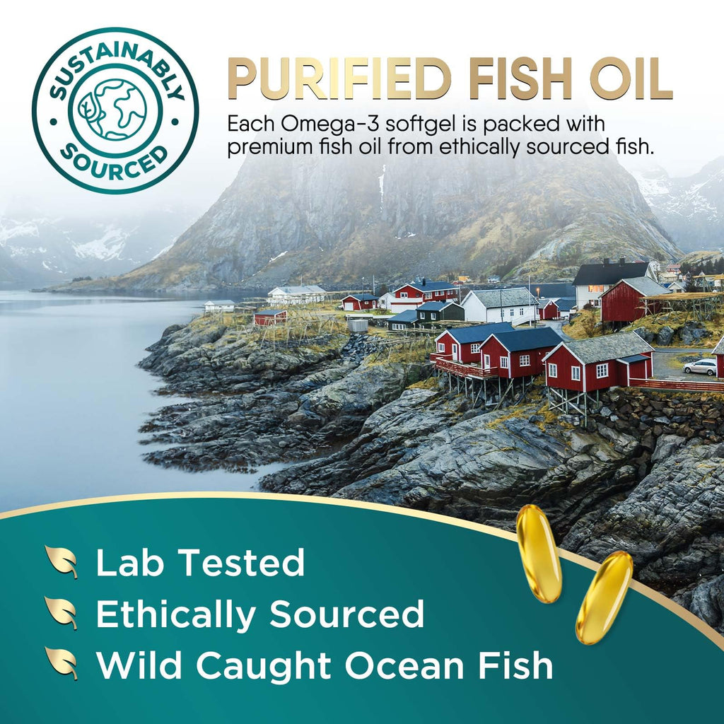 Omega 3 Fish Oil 2400mg Softgels I91249