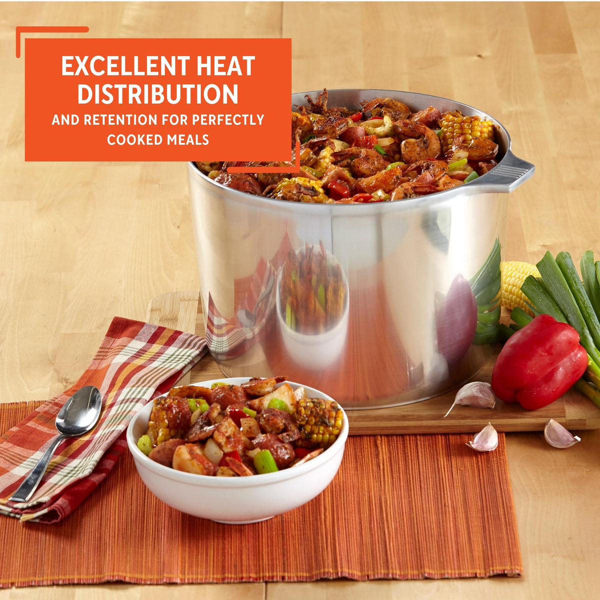 Heavy Duty Aluminum Stock Pot 14 Quart N760694