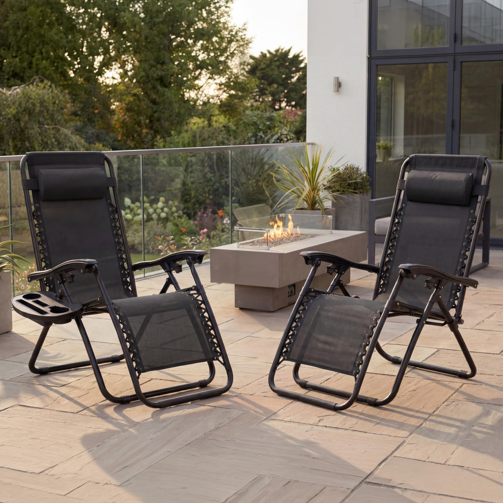 Zero Gravity Chair Recliner Black L8427