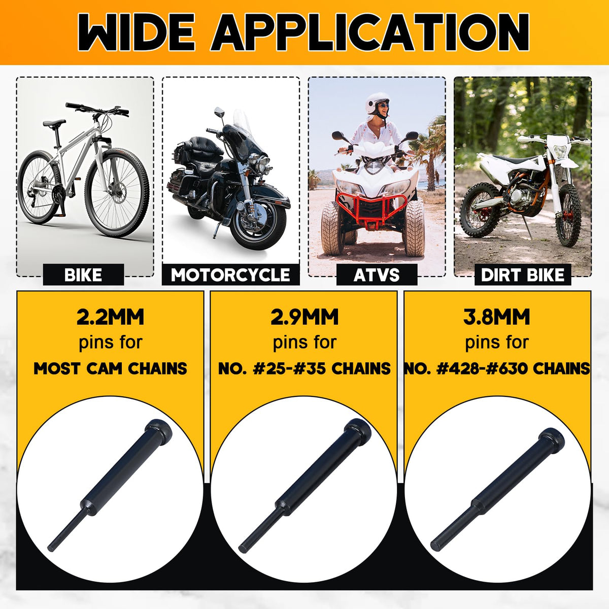 Motorcycle Chain Breaker Tool Kit H83866