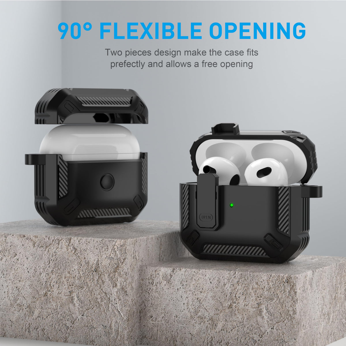 Black Magnetic AirPods 3 Case J941021
