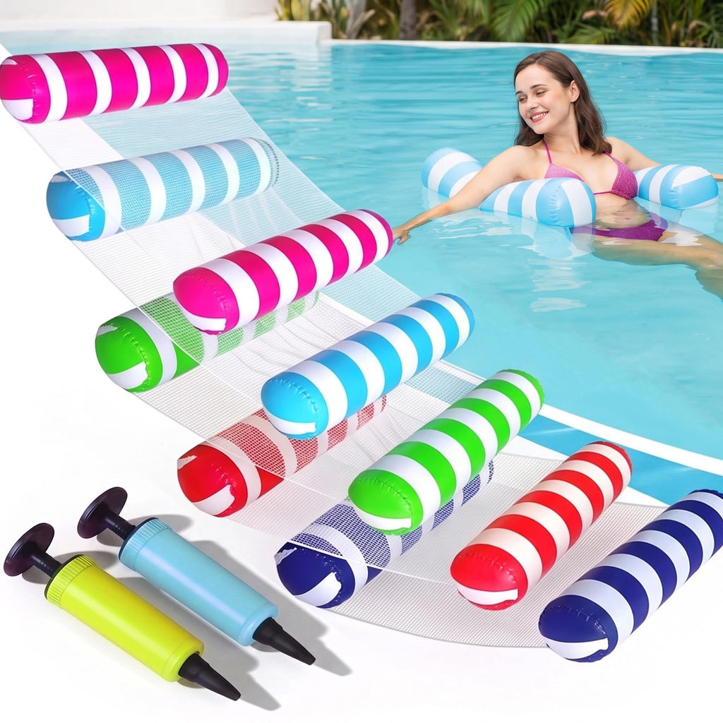 5 Pack Inflatable Pool Floats Adult Size Water Hammock F30128