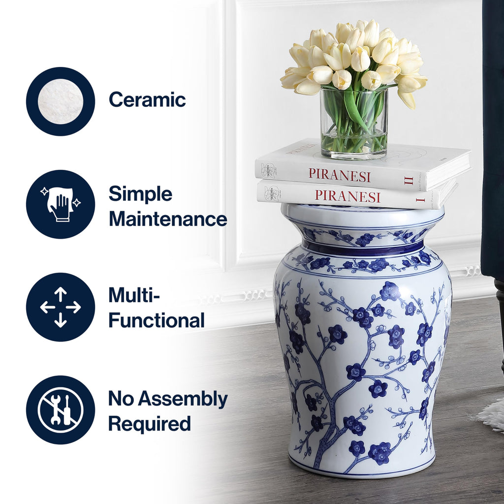 Ceramic Garden Stool Side Table E3178