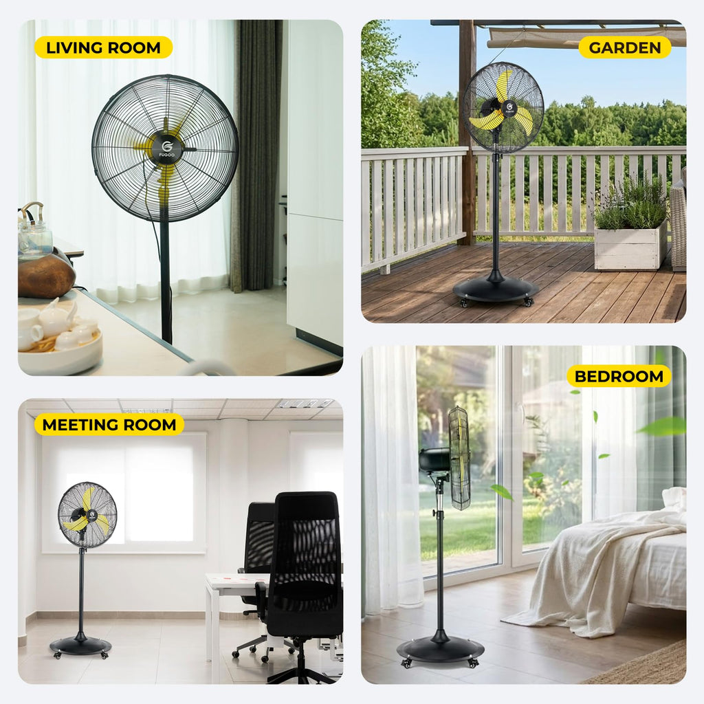 20" Oscillating Outdoor Pedestal Fan U79901