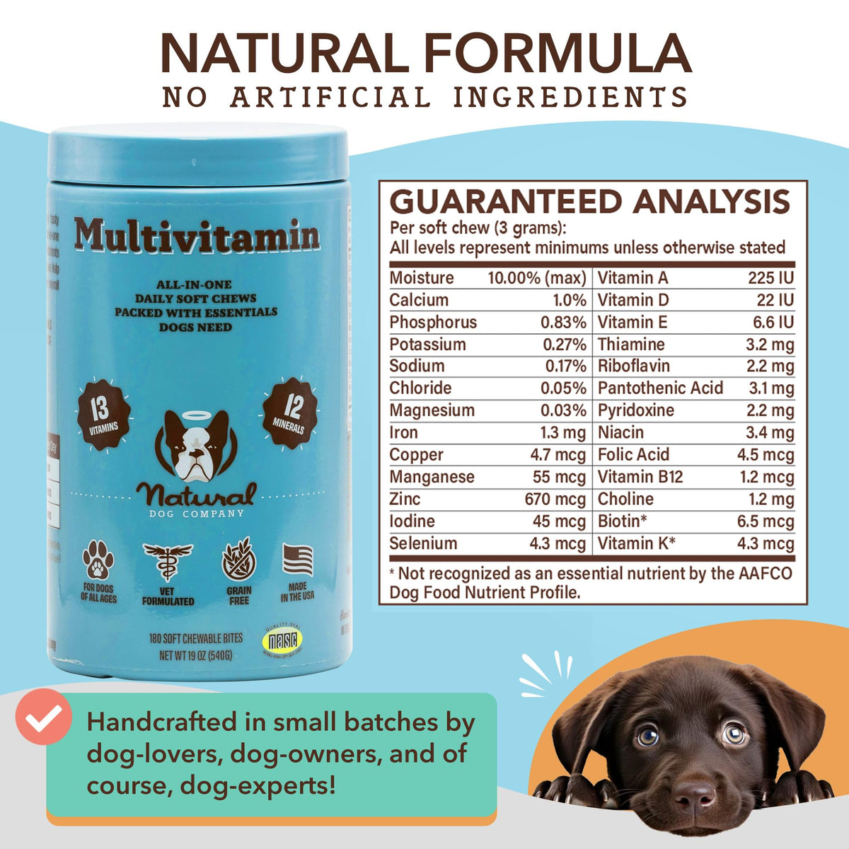 25-in-1 Multivitamin for Dogs 180 Count T65571