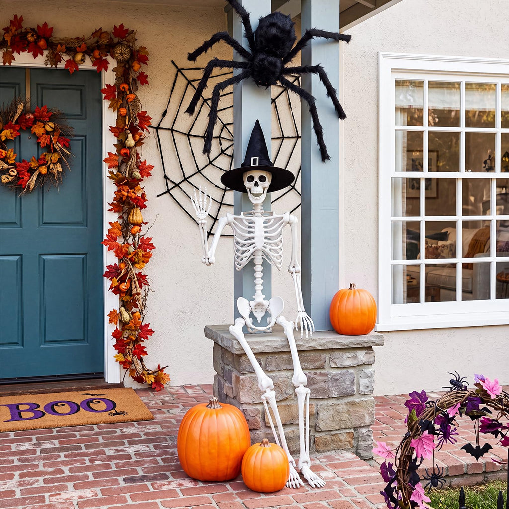 Life Size Human Skeleton with Posable Joint O8215