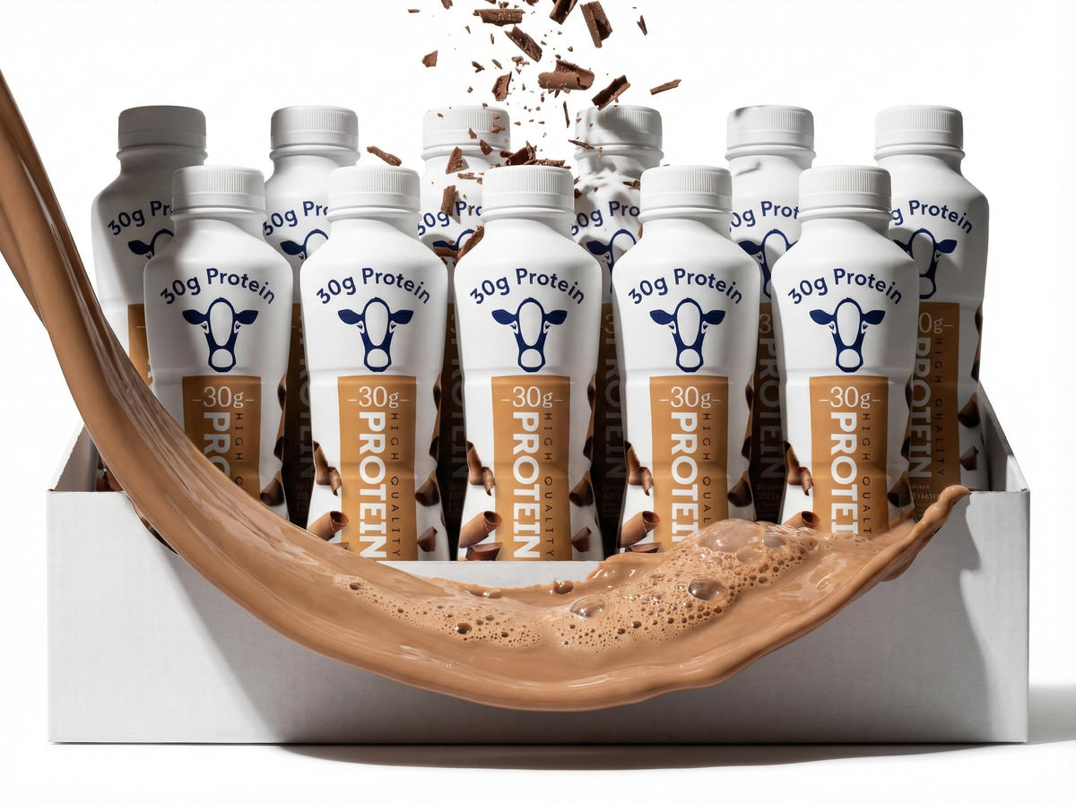 Chocolate High Protein Shake 30g Protein 12 Pack B90847