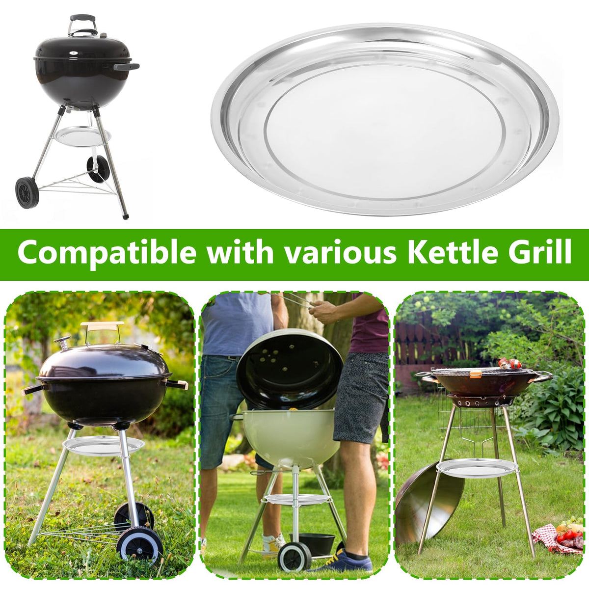 Charcoal Grill Ash Catcher Pan I651244