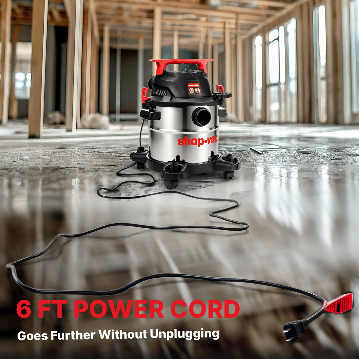 Wet/Dry Vacuum with Blower, 5 Gallon, 4 Peak HP I6104