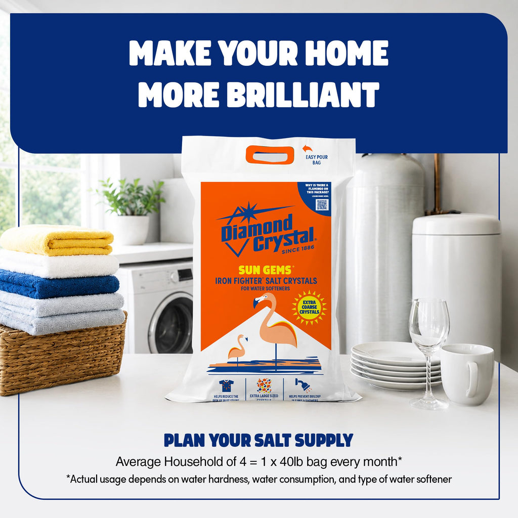2 Pack Water Softener Salt, 40 Pounds X99236
