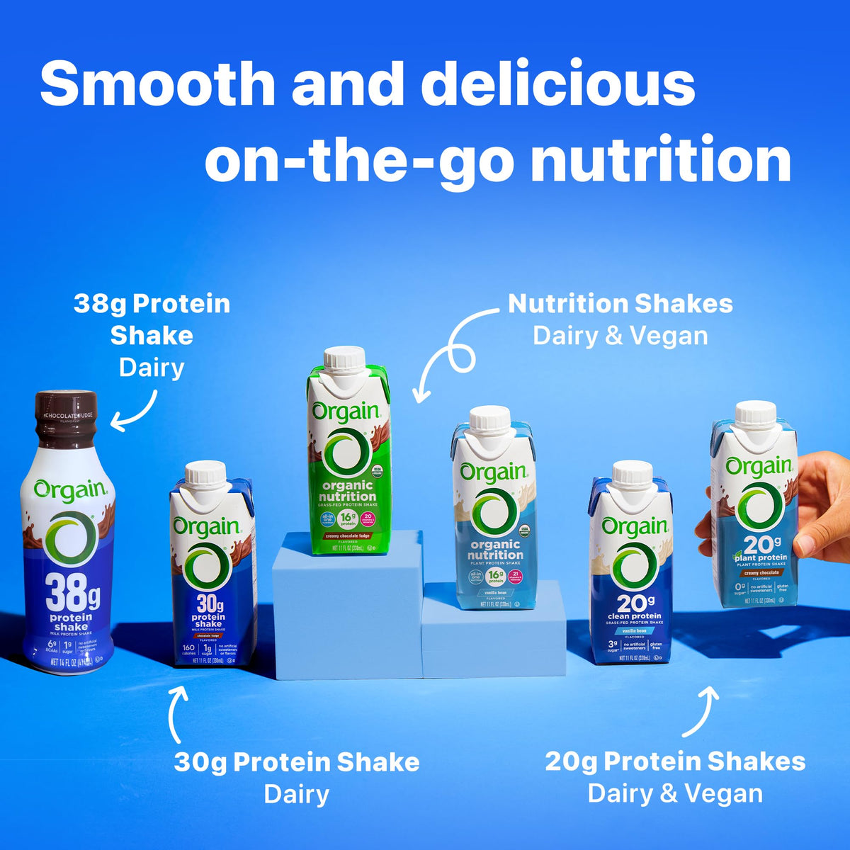 Chocolate High Protein Dairy Shake 11 oz 12pk I8700