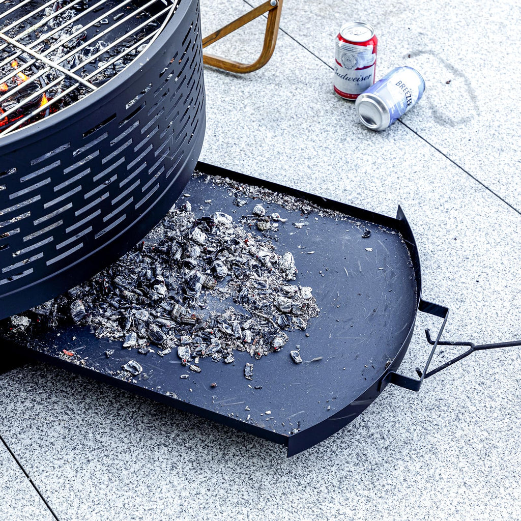 32 Inch Wood Burning Fire Pit with Grill & Lid C607