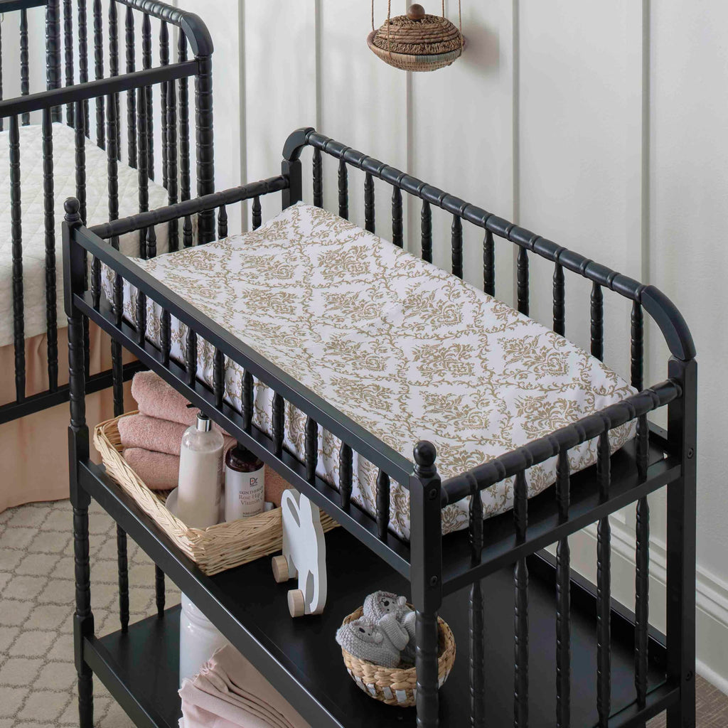 Changing Table with Pad in Ebony T9182