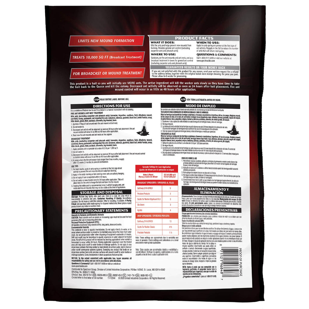 Fire Ant Killer Granules 5 Lb G78726
