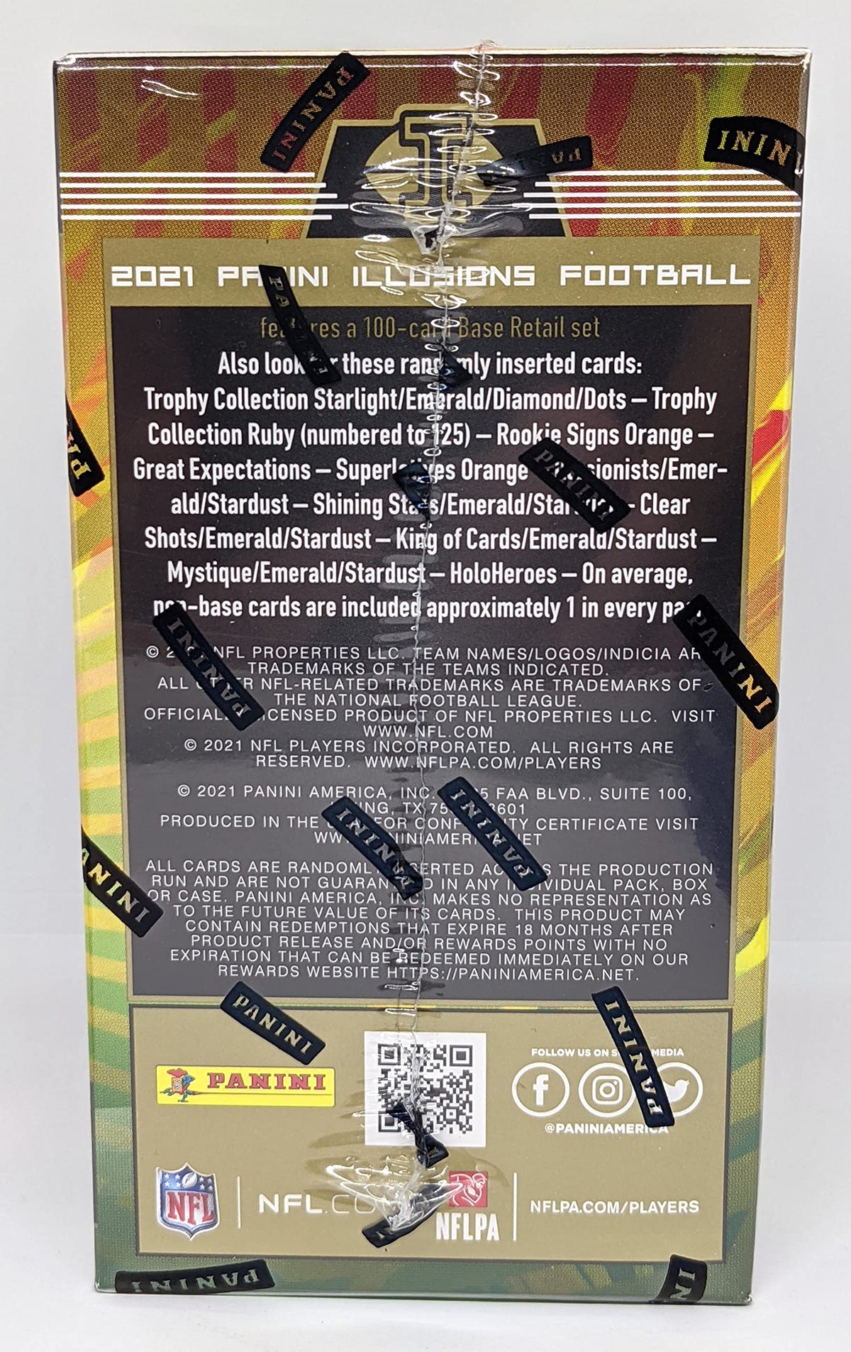 2021 Panini Illusions NFL Football Blaster Box (36 Cards) O223